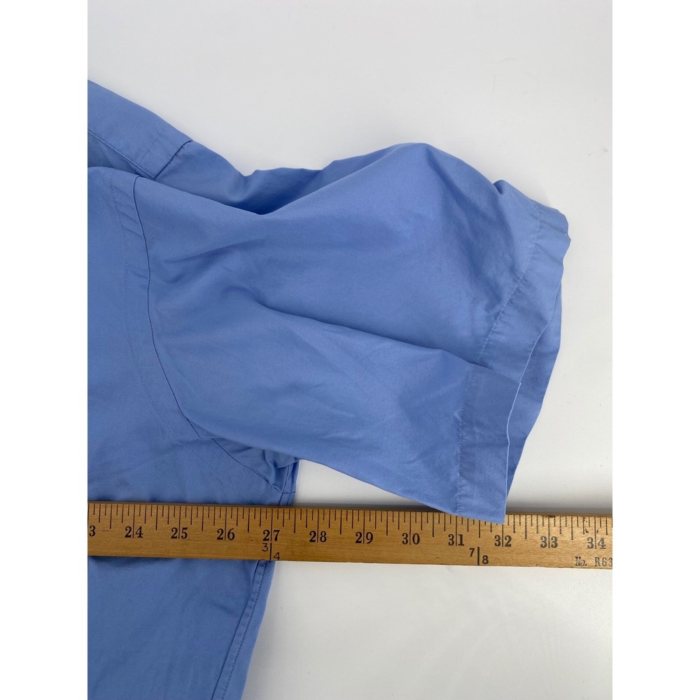 Ralph Lauren Blake Mens XL Blue Short Sleeve Button Down 100% Cotton Shirt - Picture 9 of 9